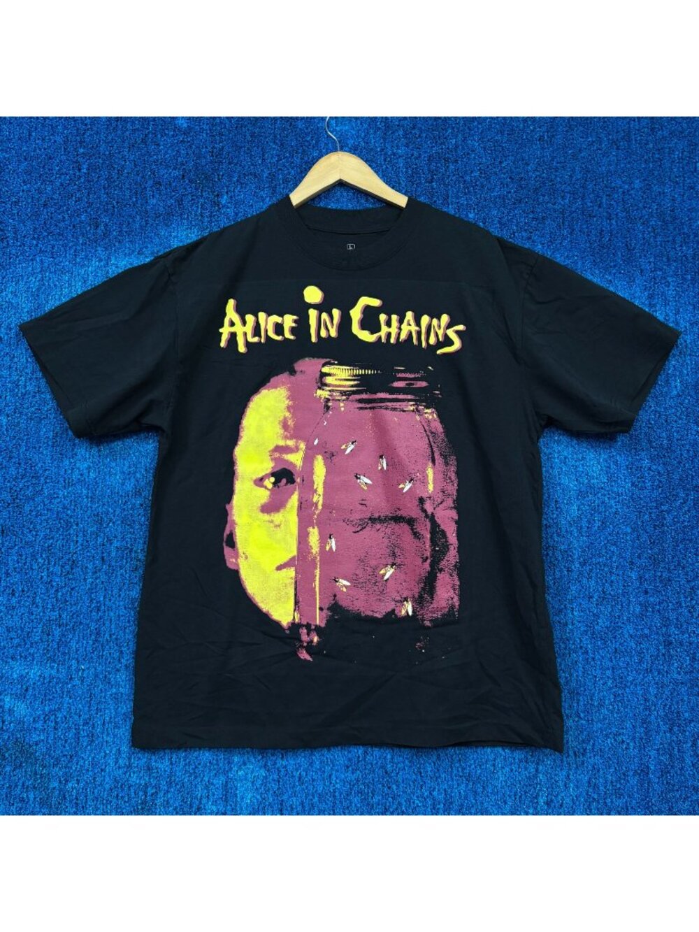 Alice In Chains Jar of Flies Album Art Oversize Grunge Tee L